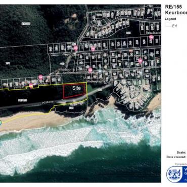 Locality Map of RE/155 Keurbooms, Plettenberg Bay