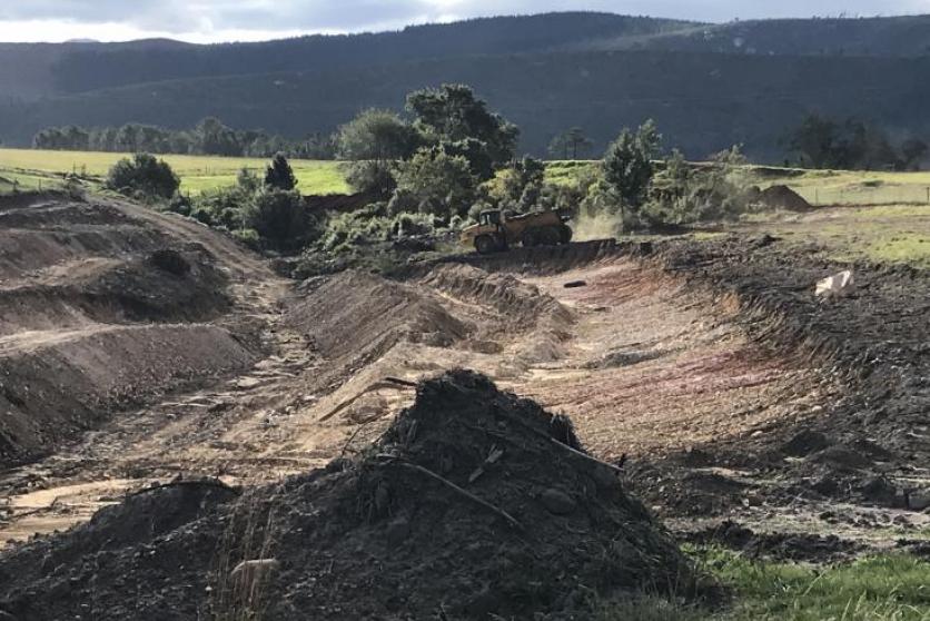 Construction of an Unlawful dam and removal of Indigenous Vegetation.